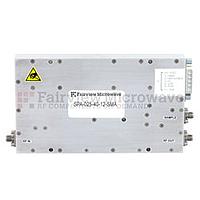 Fairview SPA-025-40-12-SMA 40 dB Gain High Power High Gain Amplifier at 16 Watt P1dB Operating From 800 MHz to 2.5 GHz with 50 dBm IP3 and SMA