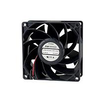 Same Sky (formerly CUI Devices) CFM-9232S-230-398-22 Axial dc axial fan 92 mm square 32 mm 21.6 26.4 Vdc 4.8 W 3000 RPM 61.67 CFM AR TSPWM