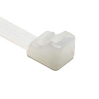 HellermannTyton RT40R9M4 Releasable Releasable Cable Tie, Release Tab, 8.5" Long, 40 lb Tensile Strength, PA66, Natural, 1000/pkg