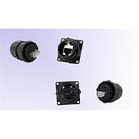 CONXALL DCP-RJ5SB-F Modular RJ45 CAT 5e PNL HSNG QUICK CONN FEED-THRU