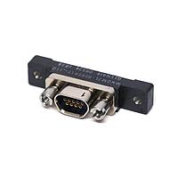 Glenair MWDM2L-9SBSR1T-.110 Micro-D D-Sub Connectors MICR D PCB CON 9SKT CNT W/POST.032"PNL