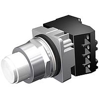 SIEMENS 52PT6CBA Push-to-Test PTT PL/ILL PB,MOM,FV,12V,WHT,1NO-1NC