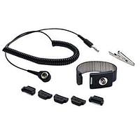 Desco S1014-12 Wrist Band ADJUSTABLE ERGO WRIST STRAP WITH 12' COIL CORD + AN ALLIGATOR CLIP, 1/4" (7MM)