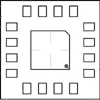 Analog Devices ADRF5740BCCZN-R7 Silicon Digital Attenuator 4-bit, 2dB LSB, 60GHz Silicon Digitial A