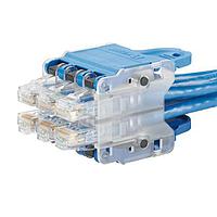 Panduit QPPEDBAB07 Cat 6a QN Plug Pack Asmbly, 6 Pack, BU Cat 6A S