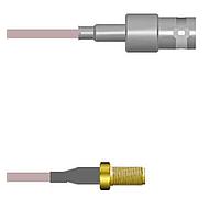 Amphenol Custom Cable Q-0302V0005144i RF Cable Assemblies BNC-SJ/SMA-SJ G316 144I