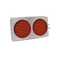 Aavid 4320G10SB-M9 Tube-Fin Liquid-to-Air Heat Exchanger, Stainless Steel, Copper Tube-Fin, w/115VAC Ostro Fan Kit