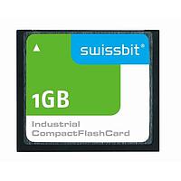 Swissbit SFCF1024H1AF2TO-I-MS-517-STD Compact Flash Cards 1GB Compact Flash SLC C-500 I-TEMP