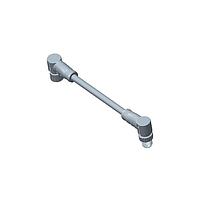 Amphenol LTW M8S04MR-SFR-SD001 Sensor Cables / Actuator Cables M8 Circular Metric Connector, A Code, Metal, 3A, 04 pins, Male Connector, Male Contact, Right Angle-to-Right Angle, Screw Thread, Overmolded Double Ended, Length 1000mm, IP67 Mated