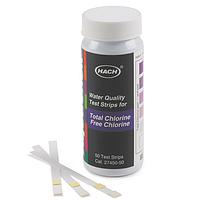 HACH 27450-50 Free & Total Chlorine Test Strips (0-10 mg/L)