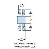 Heyco 10253 PCB Support HMCBP-11 NATURAL NYL PCB Support