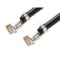 Molex 214920-2211 Pre-Crimped Lead PicoBlade F-F Black 26AWG 75mm PreCrimp
