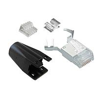 Stewart Connector SS-39200-083 Modular IP20 Modular Plug Cat6a 8P 8C Shielded .042"-.048" Conductors .230"-.250" Overall OD
