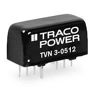 TRACO Power TVN 3-2421 Isolated 3W 18-36Vin SIP-8 +/-5Vout +/-300mA