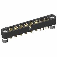 Harwin M80-5T10805M3-06-331-00-000 Power to the Board 8+6 Pos. Male Signal+Power Vertical Throughboard Conn. Jackscrews