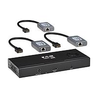 Eaton B156E-003-H8K-K Multi Display Splitter DisplayPort to HDMI 3-Port Multi-Monitor Splitter/Extender Kit 8K/4K 60Hz DP 1.4 TAA