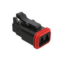 Amphenol SINE Systems AT06-2S-RD01BLK Connectors A SERIES-AT-CONNECTORS
