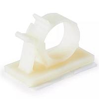 Essentra Components AKKL-5775A-19 Adjustable Cable Clamp Clamp,Adj,Adh Mnt,Nat,.578 in-.750 in