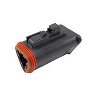 DEUTSCH - TE Connectivity DT06-3S-P032 3-Way 3P DT PLUG ASM, BLK INT SHRNK BT ADPT