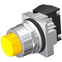 SIEMENS 52PM8B4J Pushbutton PUSHBUTTON,MOM,YLW,EXTENDED,2POS,1NC