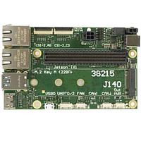 Auvidea 70730 Carrier Boards J140 Jetson TX1/TX2 carrier with 2x GbE, 3x 4 lane CSI-2 and 2S Lipo battery backup