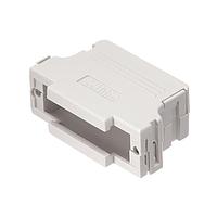 Amphenol CONEC 165X14029X Strain Relief Backshell DSUB PLST HD25,37POS F. FLAT CBL SNAP LK