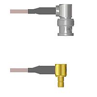 Amphenol Custom Cable Q-0D03I0005006i RF Cable Assemblies BNC-RP/SMB-RJ G316 6I