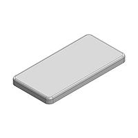 Masach Tech MS300-20S-NS EMI/RFI Shield, One-Piece 30 x 14.8 x 2mm One-piece Drawn-Seamless RF Shield/EMI Shield (Nickel-Silver)