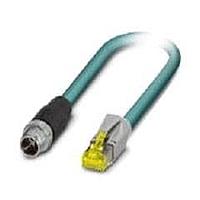 PHOENIX CONTACT 1407472 Cat 6a Ethernetcat6 8P, PUR RAL5021 SHD STR PLUG