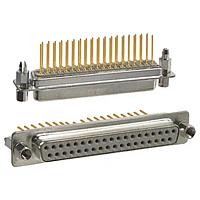 NorComp 172-037-142R021 Plug 37P MALE WIRE-WIRE .250" NUTS B/S