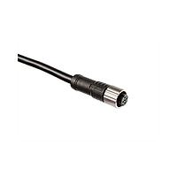 Amphenol LTW ASD-05BFFM-QL8F05 Sensor Cables / Actuator Cables X-Lok, Mini Size, Metal, 5A, 05 pins, Female Connector, Female Contact, Straight, Push Lock, Overmolded, Length 5000mm, IP68