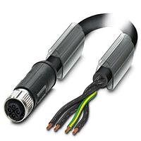 PHOENIX CONTACT 1408843 Sensor Cables / Actuator Cables SAC-4P-1,0-PUR/ M12FSSPE