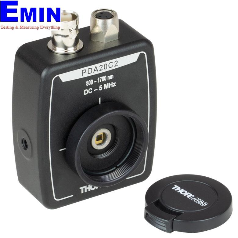 THORLABS PDA20C2 InGaAs Amplified Photodetectors (800 1700 nm, Fixed