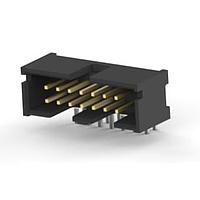 AMP Connectors - TE Connectivity 103311-2 Shrouded HDR R.A. DOUBLE 14P low profile