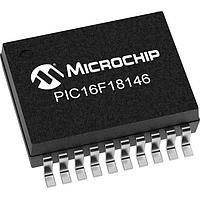 Microchip Technology PIC16F18146-I/SS MCUs 28KB Flash, 512B RAM, 128B EEPROM, 12b Diff. ADCC, 2x16-bit dual PWM
