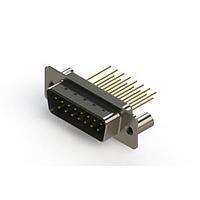 EDAC 627-M15-323-GT3 D-Sub Connectors - Standard Density Vertical Machined D-Sub Connectors