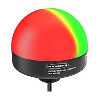 Banner Engineering K90PLRGB7QP Panel Mount Indicators / Switch Indicators K90 Pro Series: 7-color RGB Indicator; Voltage: 12-30 V dc; Housing: Polycarbonate; IP67; Input: Bimodal; Colors: Multicolor; 150 mm (6 in) 5-pin M12 PVC Pigtail QD