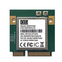 CEL CMP9670-1C Bluetooth and Wi-Fi Modules CMP9670 Tri-Band Wi-Fi 6e 2x2 MU-MIMO DBS BT5.2 M.2 Card