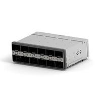 AMP Connectors - TE Connectivity 2198339-2 zSFP ZSFP+ STACK 2X6 RCPT EMI GASKET W/4 LP