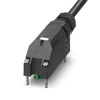 PHOENIX CONTACT 1197628 Circular Metric Connectors Connector hood   application: Standard   connection method: M8 socket Metal   number of slots: 8   number of positions: 3   slot assignment: single   status display: No   Universal; master cable connection: Pluggable screw connection 180   PUR/PVC