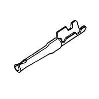 AMP Connectors - TE Connectivity 1658686-3 (Cut Strip) D-Sub Contacts SKT 28-22 PHBZ/AU Cut Strip of 100