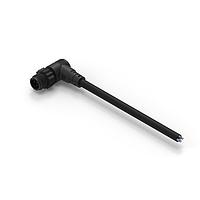 Wurth Elektronik 643631120305 Sensor Cables / Actuator Cables WRCIRC M12  Screw  Coding A  Cable Assembly  with 2 m PVC cable Angled with Plastic Coupling Nut Male connector, polarity 5