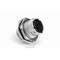 Amphenol SINE Systems RT071412PNH03 Connectors Receptacle, Jam Nut, 12 Position, Male, Shell Size 14, with Silicone Seal
