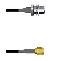 Amphenol Custom Cable Q-1T03B0003096i RF Cable Assemblies N-SJB/SMA-SP G174 96I
