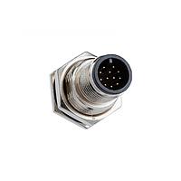 Amphenol LTW MSBS-05PMMS-SF8002 Circular Metric Connectors M12 Circular Metric Connector, B Code, Metal, 4A, 05 pins, Male Connector, Male Contact, Hexagonal, M16*1.5, Screw Thread, Solder, Receptacle, Front Fastened, Panel Thickness 4.5, IP68 / IP69K