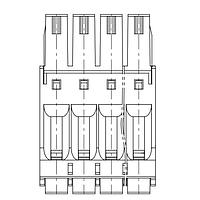 Molex 39763-1004 Plugs 3.50MM EURO PLUG SPRG HOR