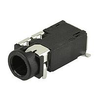 Same Sky (formerly CUI Devices) SJ2-35464B-SMT-TR Phone Connectors 3.5mm SMT low profle 4conductr Tip switc