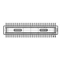 Hirose Electric DF40TC-50DP-0.4V(58) Plugs BOARD TO FPC CONN, PLUG, 50POS