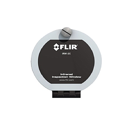 Infrared inspection window used for thermal monitoring on electrical equipment