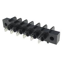 Molex 38721-6706 Beau Barrier Terminal Strip .375 PCB 6P SINGLE Quick connect style